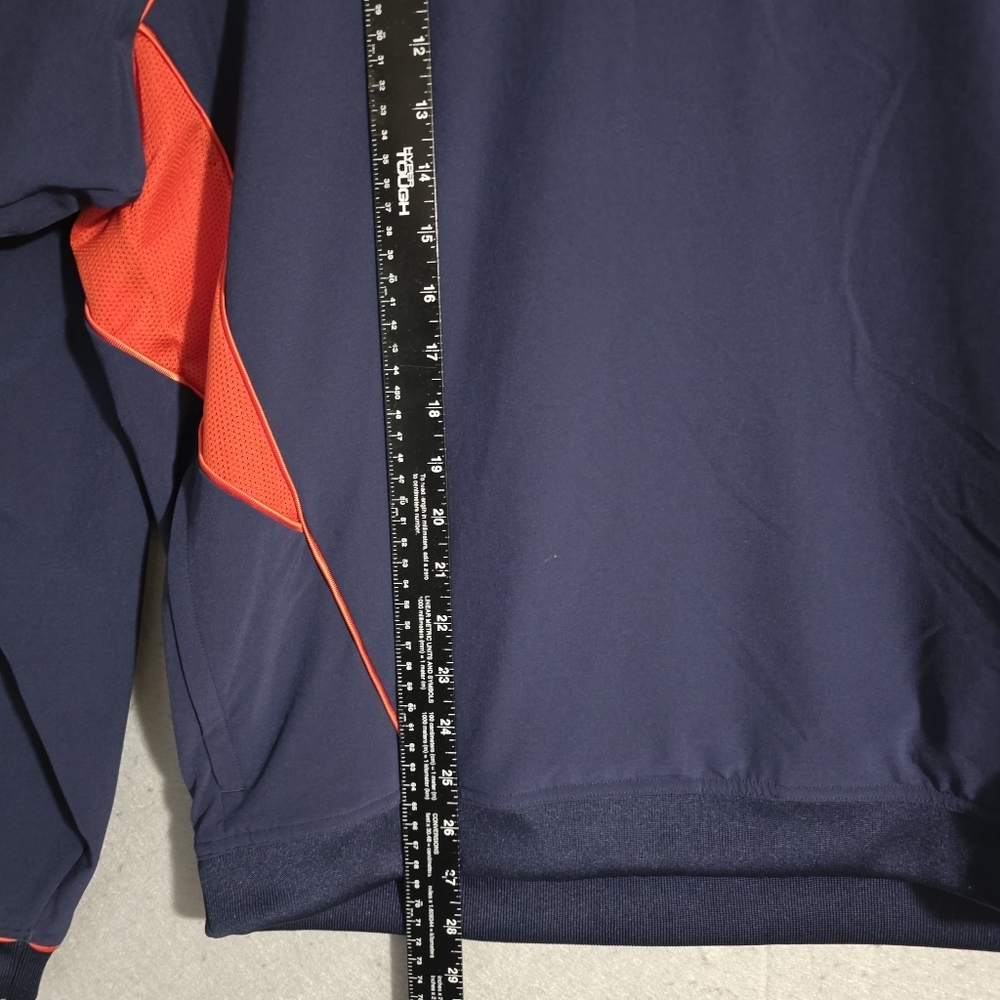Under Armour Mens Auburn Tigers V Neck Long Sleeve Pullover Windbreaker Size M - Picture 4 of 12